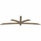 Ekena Millwork Davenport Rough Sawn Timber Gable Bracket, Douglas Fir, 96"W x 28"H x 2"D x 4"F, 7/12 Pitch GBW096X28X0204DAV00RDF - alternate 2
